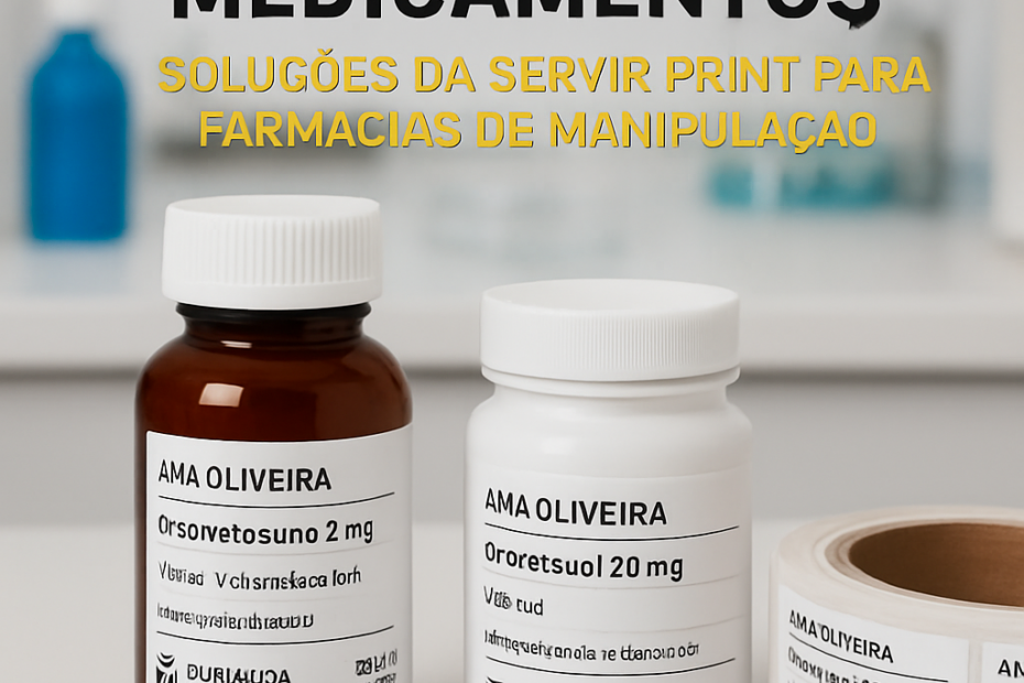 Imagem ilustrativa do processo de criação de Etiquetas para Identificação de Medicamentos
