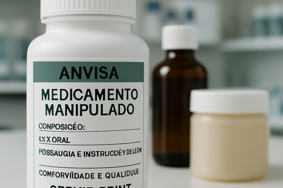 Imagem ilustrativa de rótulos Anvisa para farmácia