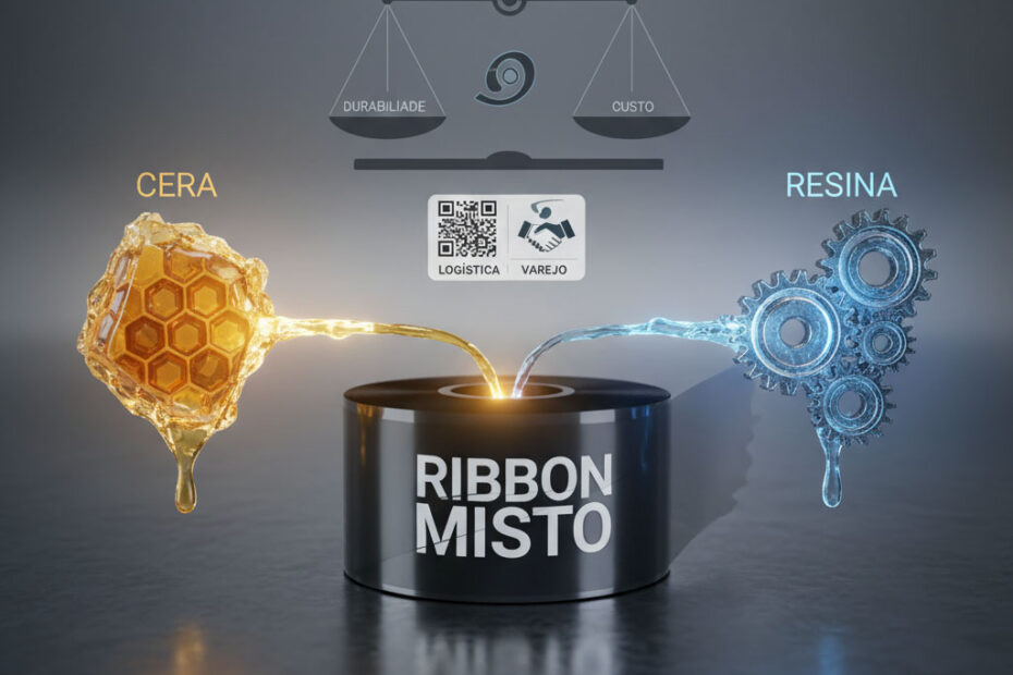 Pare de desperdiçar! O Ribbon Misto oferece maior vida útil da cabeça de impressão e resistência superior à Cera. Otimize sua cadeia de suprimentos com a escolha certa.